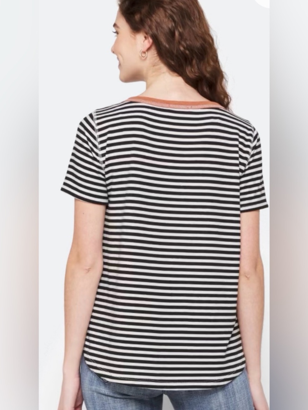 NWT Pink Clover Avis striped knit top, Size Small, Stitch Fix - Picture 5 of 6